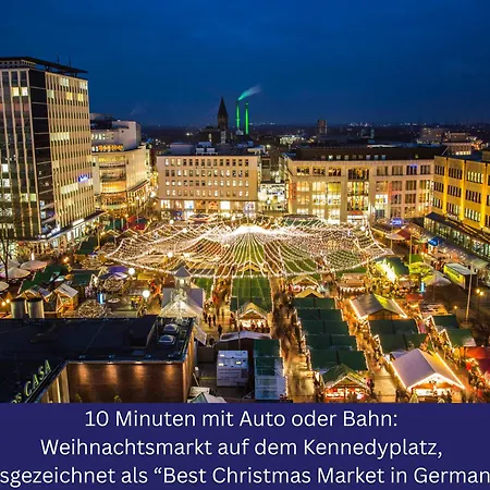 Modern Und Ruhig, Mit Garage & Ps4, Nahe Messe, Rue Und Uniklinik, Voll Ausgestattete Kueche, Bad Mit Dusche Und Badewanne Lägenhet *